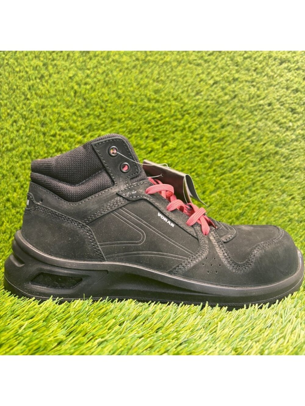 Voran SportSafe Energy 741N Womens Size 9 Black Composite Toe Safety Work Boots